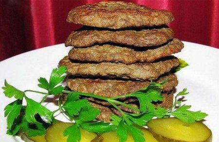 Рецепт оладий из говяжьей печени