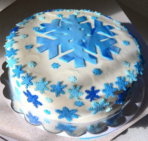 Торт «Снежинка»