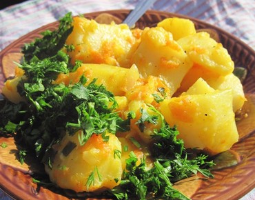 Рецепт картошки с чесноком