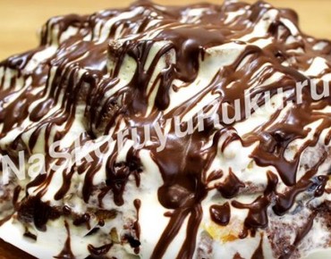 Вкусный шоколадный торт Кучерявый пинчер